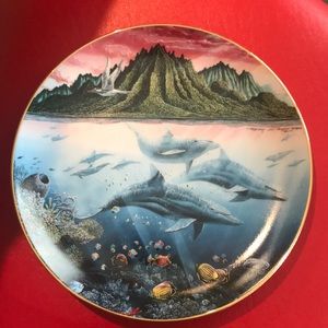 Danbury Mint Underwater Paradise plate